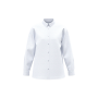 Oversized linnen damesoverhemd White L