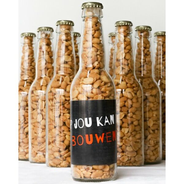 Pindapils Zout 24 stuks Op jou kan ik bouwen Pindapils Zout 24 stuks Op jou kan ik bouwen