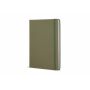 A5-notitieboek van PU - Dried Green