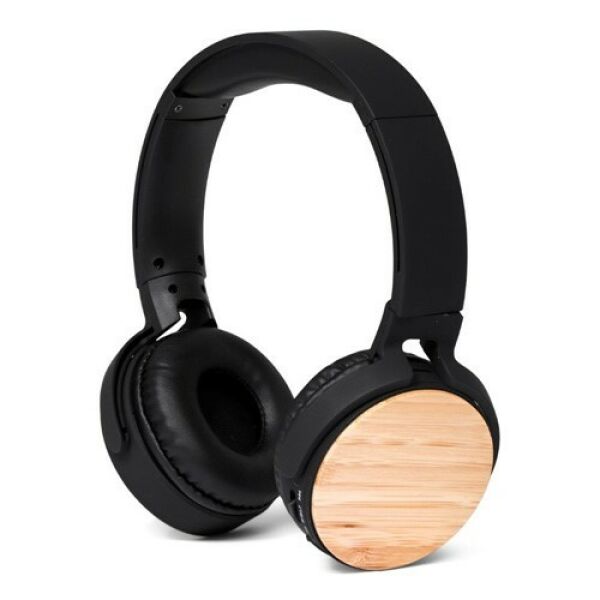 BRAINZ Bluetooth Hoofdtelefoon Bamboe BRAINZ Bluetooth Hoofdtelefoon Bamboe