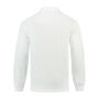 L&S Polosweater Open Hem white 4XL