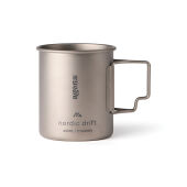 Nordic Drift Trail Ultra Light Titanium 450ml beker, zilver