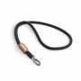 Polyester koord-keycord met bamboe plaatje