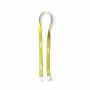 Polyester Pantone-gematchte zeefdruk keycord met 2 clips