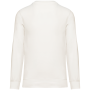 Eco-friendly unisex French Terry dropped shoulders round neck sweatshirt Ivory XL