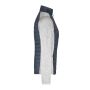 Ladies' Knitted Hybrid Jacket light-melange/anthracite-melange XXL