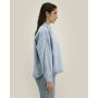 Stella Ember - De dames denim overshirt - Light Wash (S) Stella Ember - De dames denim overshirt - Light Wash (S)