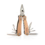 Mini houten multitool, bruin Mini houten multitool, bruin
