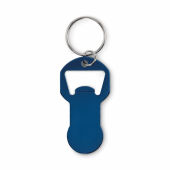 CLAVE - Alu sleutelhanger flesopener - Marineblauw