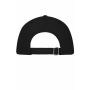 6 Panel Dad Cap Organic Cotton black one size
