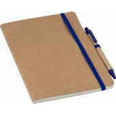 Gerecycled kartonnen notitieboekje (A5) Theodore zwart