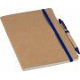 Gerecycled kartonnen notitieboekje (A5) Theodore zwart
