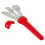 Bestekset RE98-CUTLA - rood, zilver