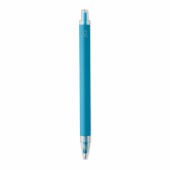 NOSTA - Gerecyclede aluminium balpen - Turquoise