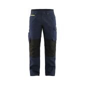 Donker marineblauw/High Vis Geel