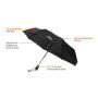 Nordic Drift Trail 23" AWARE™ RPET Auto open Close UPF 50+ p, zwart