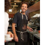 CORSICA - Cord Bib Apron with Pocket - Black - One Size