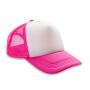 DETROIT 1/2 MESH TRUCKERS CAP, SUPER PINK/WHITE, One size, RESULT