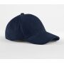 EARTHAWARE® ORGANIC CORD BASEBALL CAP, OXFORD NAVY, One size, BEECHFIELD