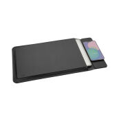 Swiss Peak 14-15,6 inch laptopsleeve met 15W magn. opladen, zwart