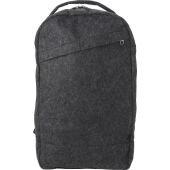 RPET felt backpack Eleanor dark grey