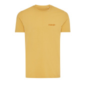 Iqoniq Bryce gerecycled katoen t-shirt, ochre yellow (XS)