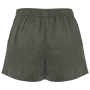 Linnen damesshort Organic Khaki L