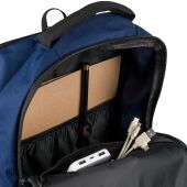 rPET (300D) polyester Ocean Bound Rugzak Tova zwart