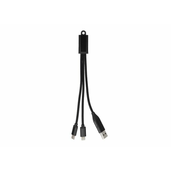 2-in-1 Oplaadkabel USB-A/C naar USB-C & Lightning Aluminium