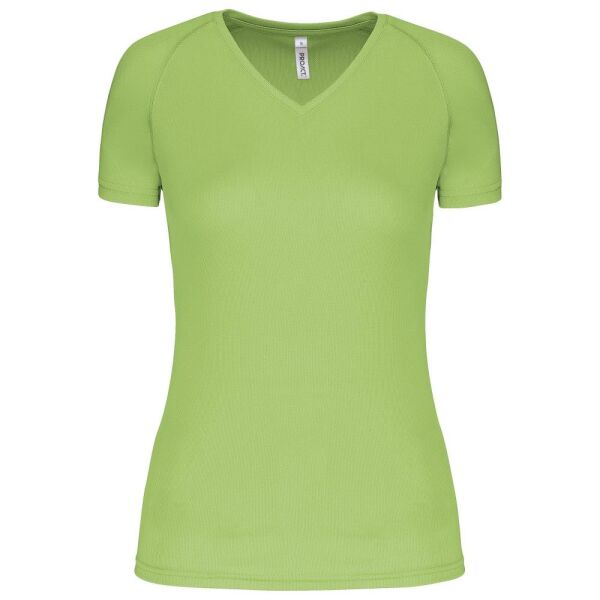 Dames Sport-t-shirt V-hals