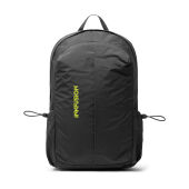 KENTO URBAN RCS  recycled nylon 15,6 inch rugzak met voorvak, zwart