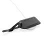 Globefind Dual RCS luggage tag met wereldwijd localiseren, zwart