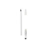 Aluminium inktloze pen met gum, wit