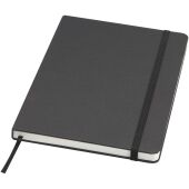 Holm A5 notitieboek van steenpapier met gelinieerde pagina's - Zwart