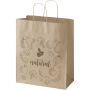 Kraft papieren tas 80–90 g/m² met gedraaide handvatten – 32 x 17 x 39 cm - Kraftbruin