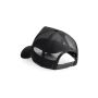 HALF MESH TRUCKER, BLACK/BLACK, One size, BEECHFIELD