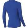 Ponoka biologisch dames t-shirt met lange mouwen - Blauw - XS Ponoka biologisch dames t-shirt met lange mouwen - Blauw - XS