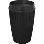 Cirrus 350 ml beker met 360° deksel - Zwart