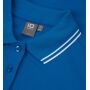 Contrast poloshirt | stretch | dames - Azur, 4XL