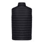 Iqoniq Meru heren gerecycled polyester bodywarmer, zwart (L)