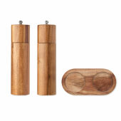 TUCCO SET - Acacia peper- en zoutmolens - Hout