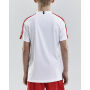 *Progress contrast jersey jr white/br.red 134/140