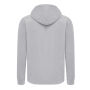 Iqoniq Trivor gerecycled polyester fleece hoodie, storm grey (XXL)