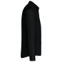 Herenoverhemd in popeline met lange mouwen Black M