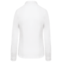 Damesblouse in popeline met lange mouwen White M