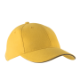Orlando - 6 panel cap Yellow / Slate Grey One Size Orlando - 6 panel cap Yellow / Slate Grey One Size