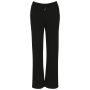 Ecologische wijde joggingbroek voor dames in French Terry Black XS