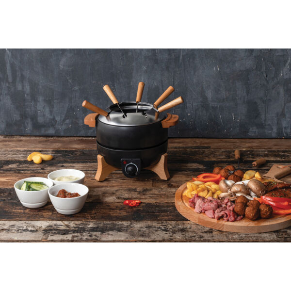 BOSKA Elektrische Party Fondueset - 2,3 l (EU-type F), zwart BOSKA Elektrische Party Fondueset - 2,3 l (EU-type F), zwart