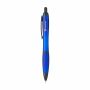 Athos TransBlack RCS Recycled ABS pen - blauw Athos TransBlack RCS Recycled ABS pen - blauw
