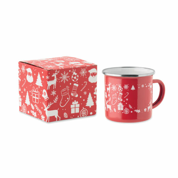 SEASOMEL - Kerst emaille mok 300ml SEASOMEL - Kerst emaille mok 300ml